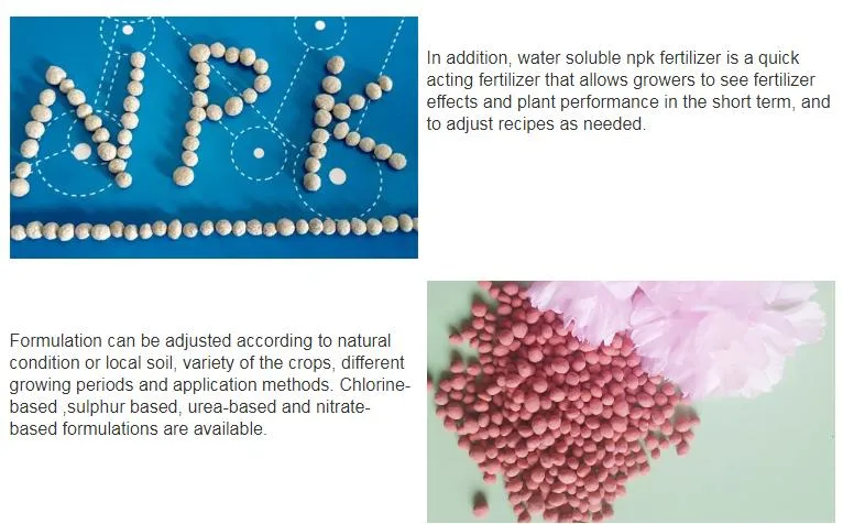 Chemical Formula of Nitrogen, Phosphorus and Potassium Fertilizer for Agricultural Fertilizer